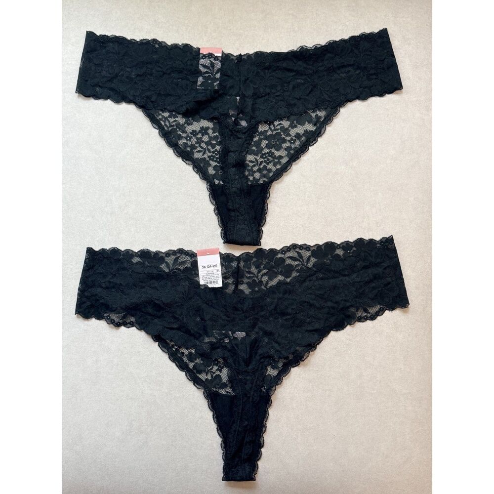 Auden Lace Thong 2-Pack Size 3X